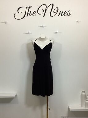 Volcom Black Ribbed Sundress Large NWT